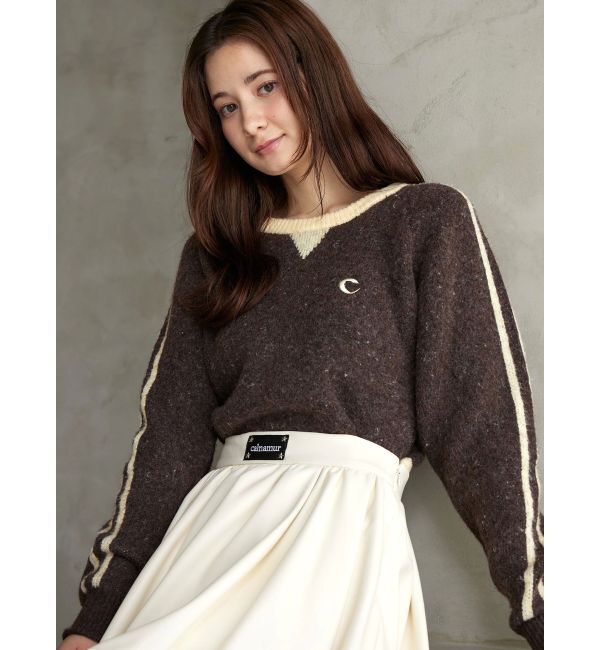 CALNAMUR「バックロゴジャガードユニフォームボディスーツ」|ニット・セーター|
