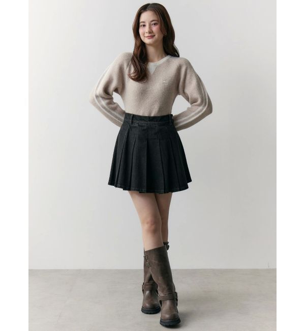 CALNAMUR「バックロゴジャガードユニフォームボディスーツ」|ニット・セーター|