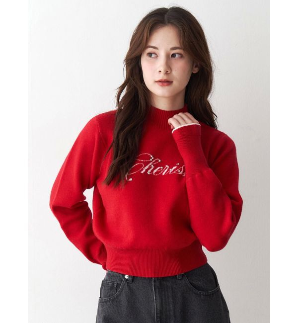 CALNAMUR「ロゴハイゲージトップス」|ニット・セーター|