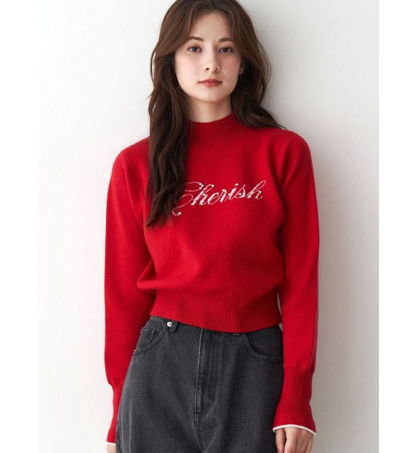 CALNAMUR「ロゴハイゲージトップス」|ニット・セーター|