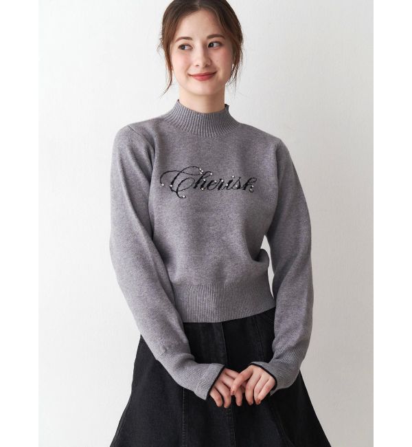 CALNAMUR「ロゴハイゲージトップス」|ニット・セーター|