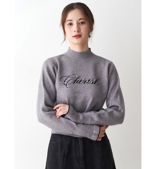 CALNAMUR「ロゴハイゲージトップス」|ニット・セーター|