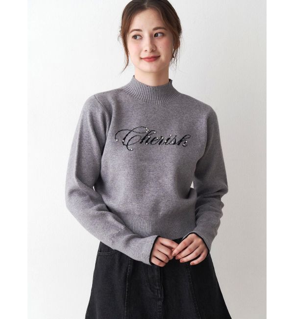 CALNAMUR「ロゴハイゲージトップス」|ニット・セーター|