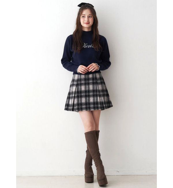 CALNAMUR「ロゴハイゲージトップス」|ニット・セーター|