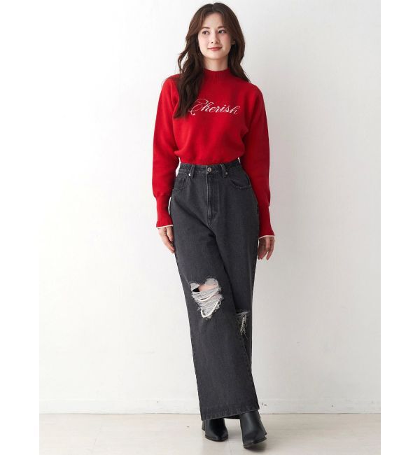 CALNAMUR「ロゴハイゲージトップス」|ニット・セーター|