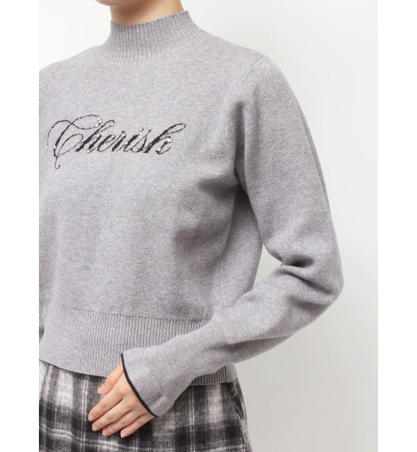 CALNAMUR「ロゴハイゲージトップス」|ニット・セーター|