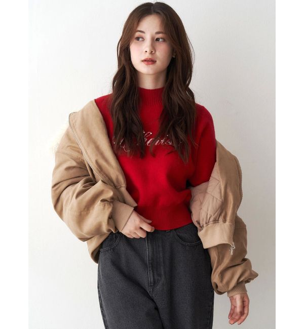 CALNAMUR「ファーカラーバルーンブルゾン」|ブルゾン・スタジャン|