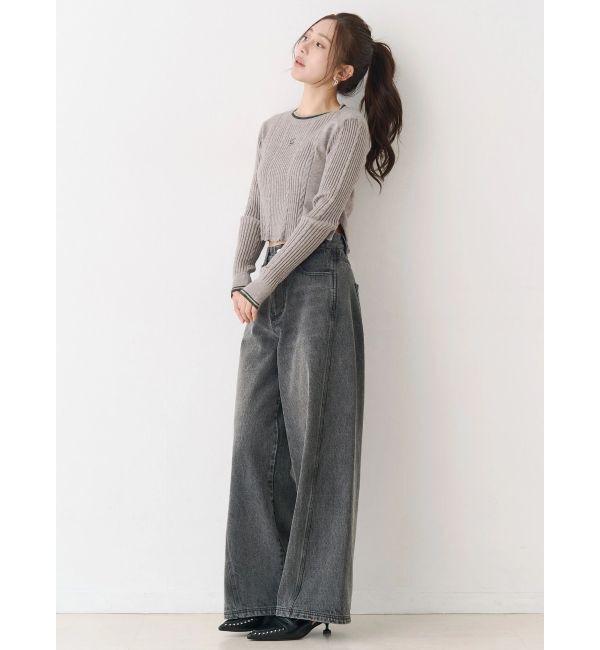 CALNAMUR「バイカラーローファーミュール」|その他|