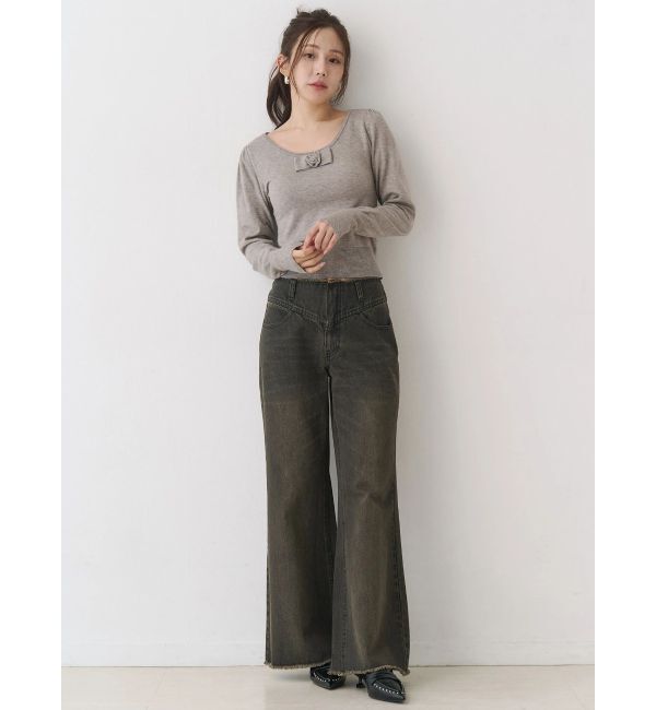 CALNAMUR「バイカラーローファーミュール」|その他|