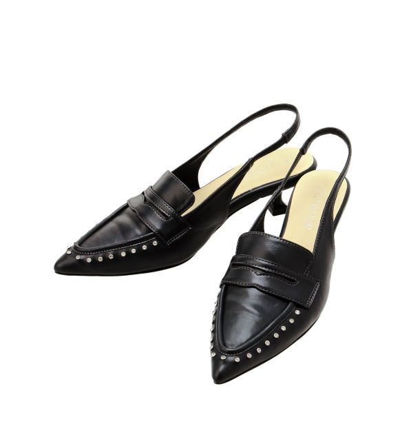 CALNAMUR「バイカラーローファーミュール」|その他|