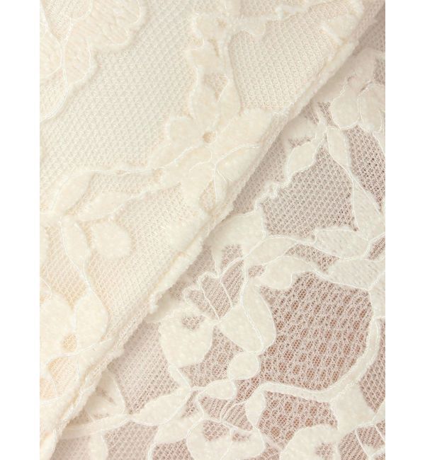 CALNAMUR「ピーチレースパットイントップス」|Tシャツ・カットソー|