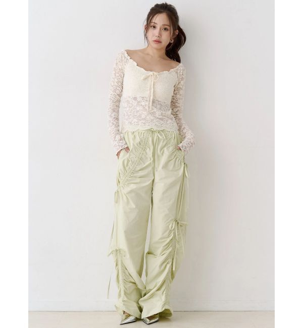 CALNAMUR「ギャザードロストパンツ」|その他|