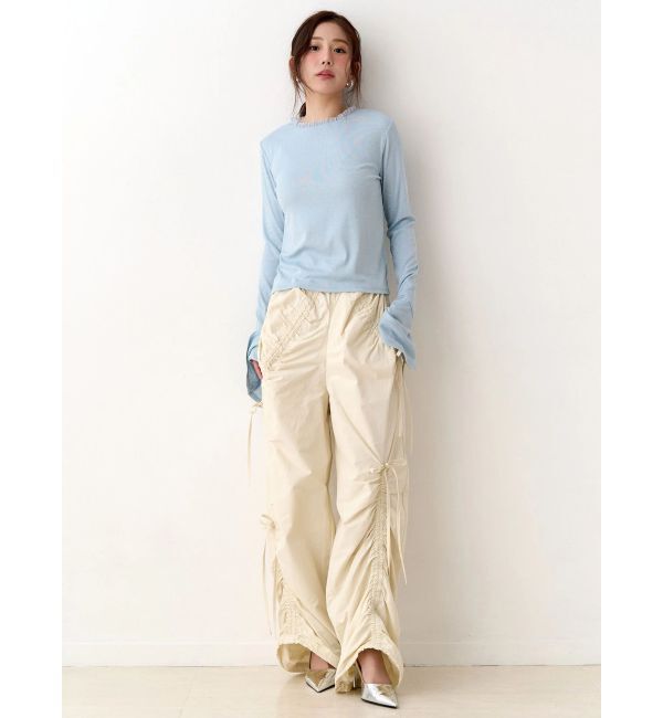 CALNAMUR「ギャザードロストパンツ」|その他|