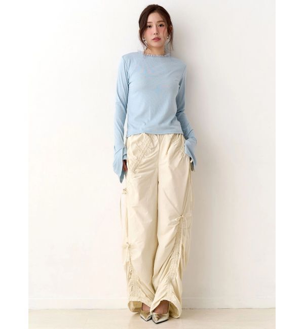 CALNAMUR「ギャザードロストパンツ」|その他|