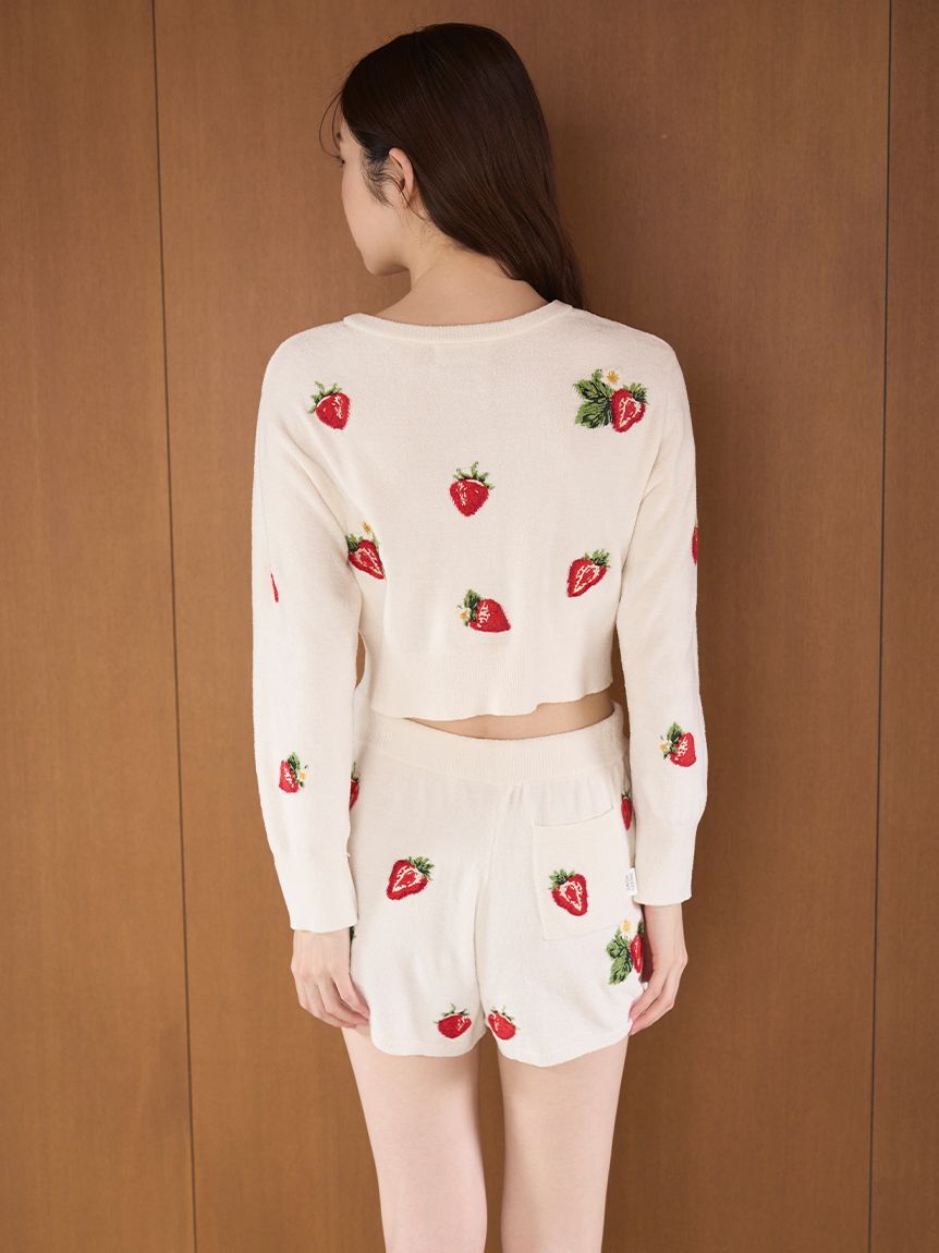 SNIDEL HOME「ストロベリーニットショートパンツ」|ルームウェア|