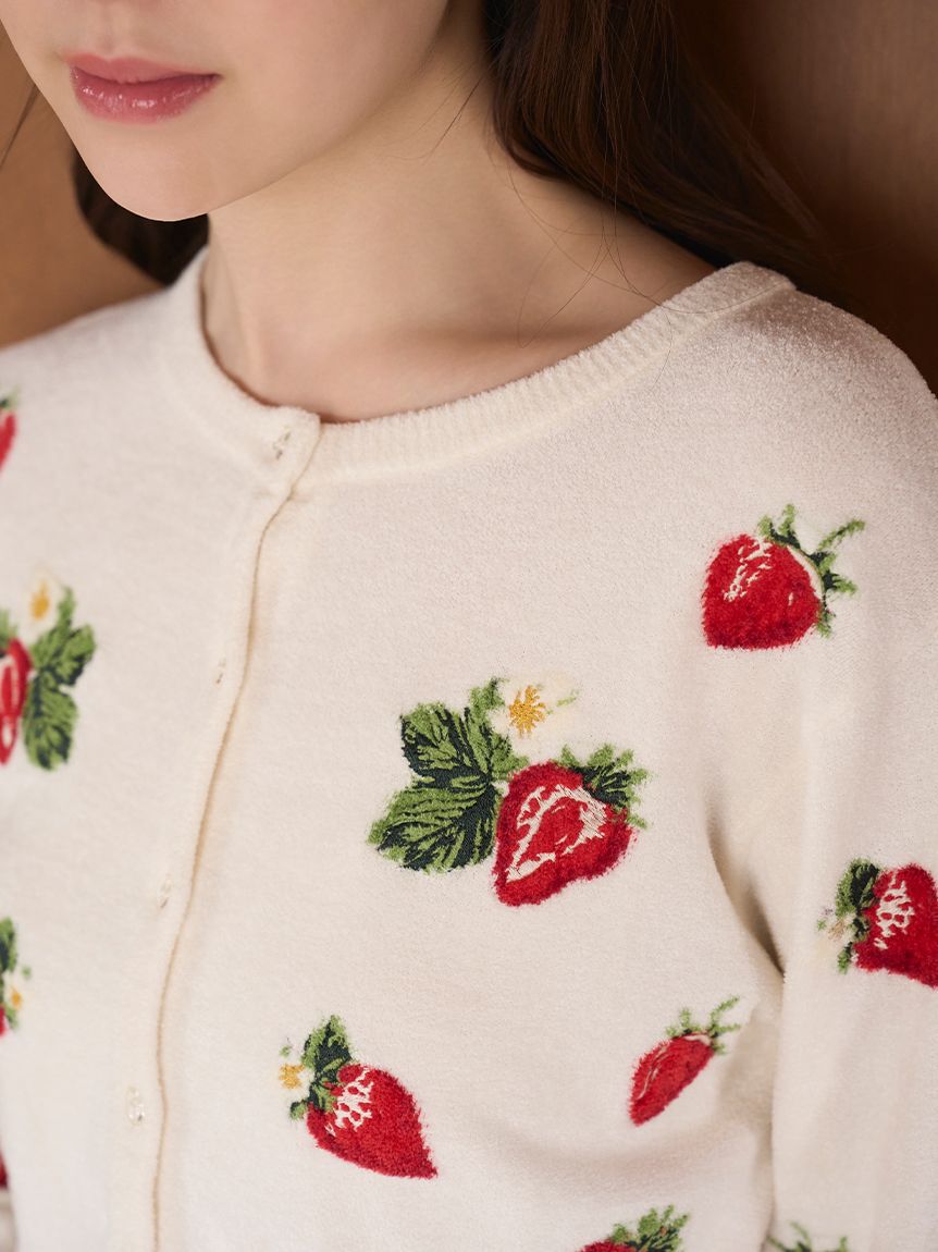 SNIDEL HOME「ストロベリーニットカーディガン」|ルームウェア|