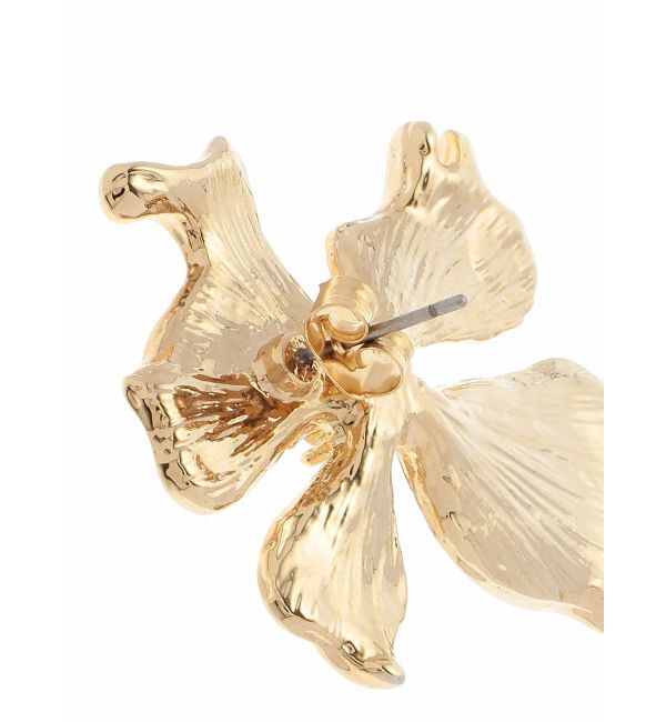 RESEXXY「メタリックフラワーピアス」|ピアス|