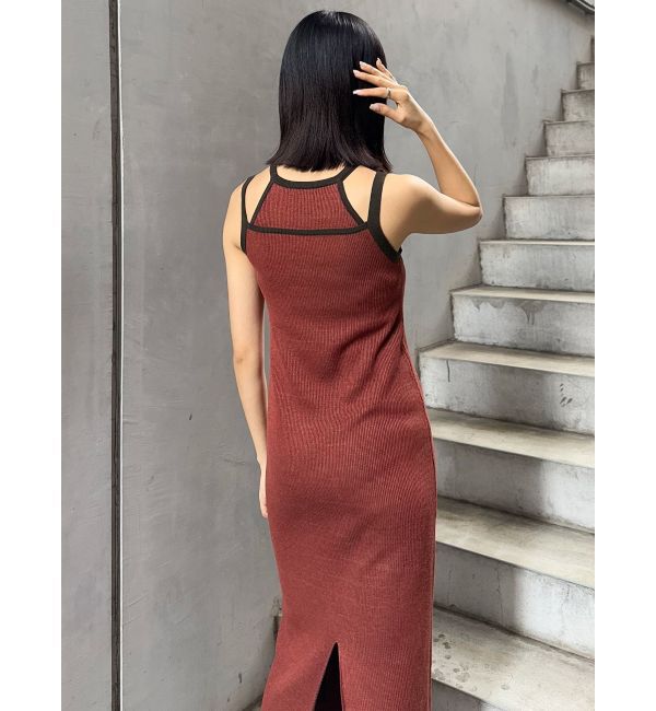 MURUA「レイヤードライクニットキャミワンピース」|ワンピース|