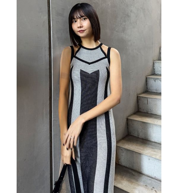 MURUA「レイヤードライクニットキャミワンピース」|ワンピース|