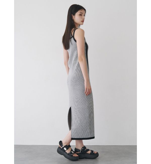 MURUA「レイヤードライクニットキャミワンピース」|ワンピース|