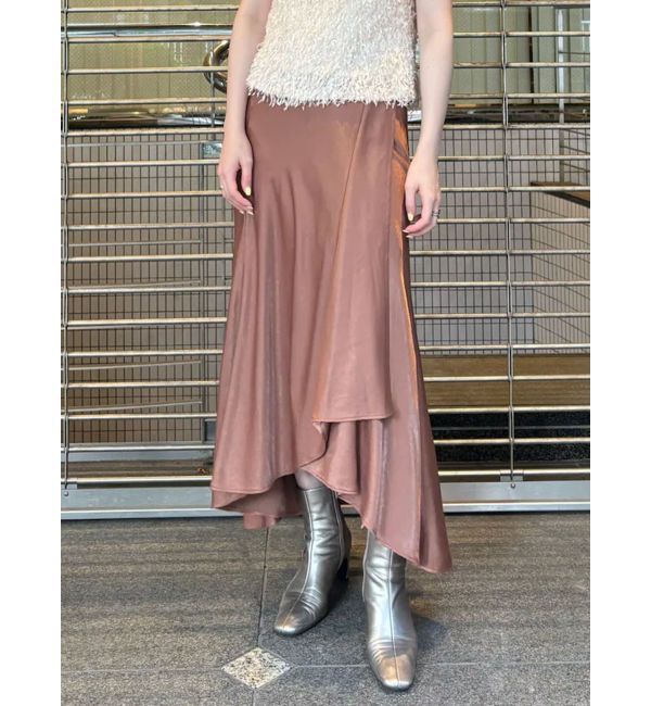 LAGUNAMOON「クロスレイヤードナロースカート」|スカート|