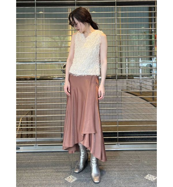 LAGUNAMOON「クロスレイヤードナロースカート」|スカート|