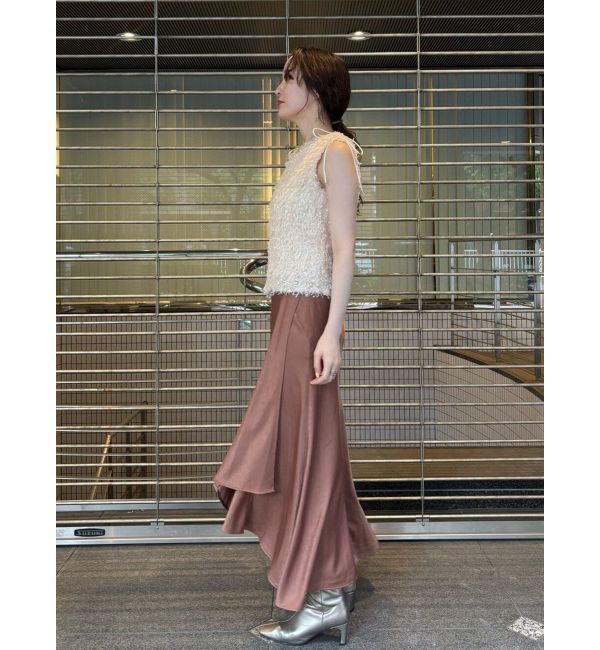 LAGUNAMOON「クロスレイヤードナロースカート」|スカート|