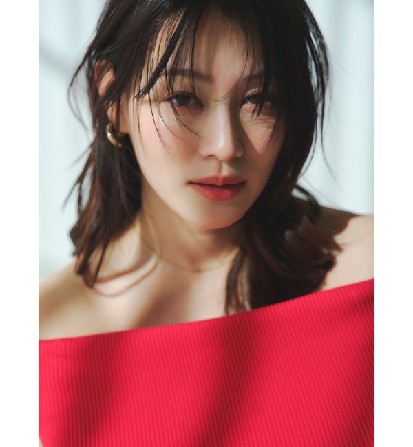 LAGUNAMOON「ペプラムオフショルニットプルオーバー」|ニット・セーター|