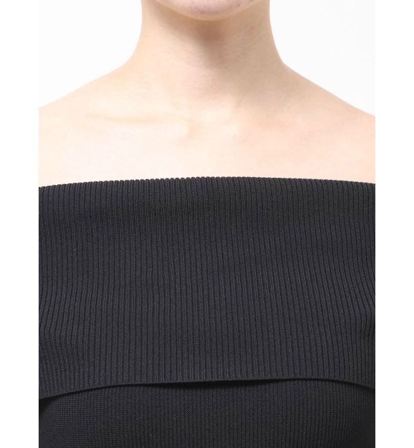 LAGUNAMOON「ペプラムオフショルニットプルオーバー」|ニット・セーター|