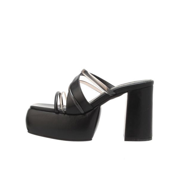 EVRIS「コクーンチャンキーヒールサンダル」|サンダル|