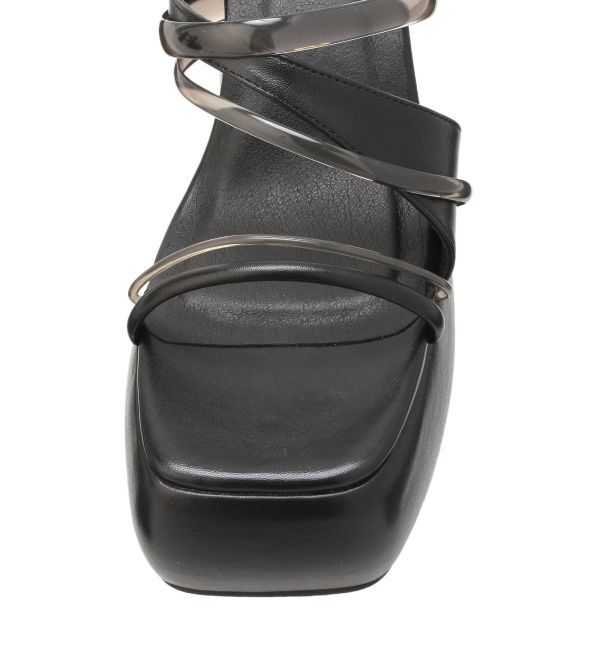 EVRIS「コクーンチャンキーヒールサンダル」|サンダル|