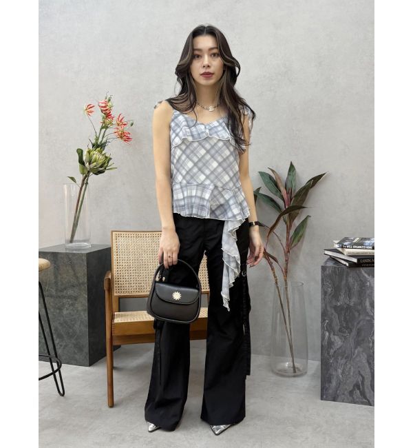 EVRIS「バイカラーハンドBAG」|ハンドバッグ|