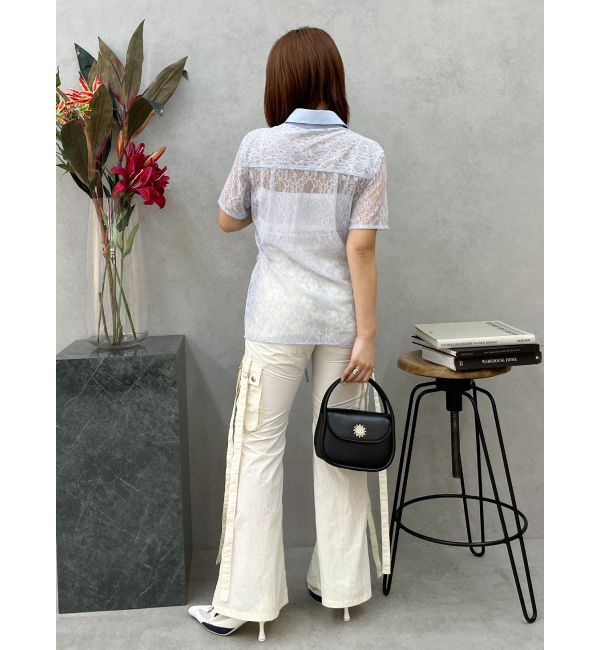 EVRIS「バイカラーハンドBAG」|ハンドバッグ|