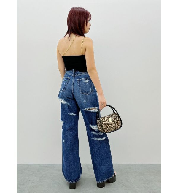 EVRIS「バイカラーハンドBAG」|ハンドバッグ|