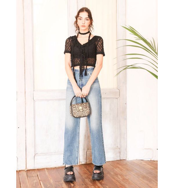 EVRIS「バイカラーハンドBAG」|ハンドバッグ|