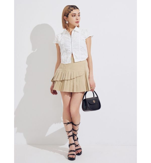 EVRIS「バイカラーハンドBAG」|ハンドバッグ|