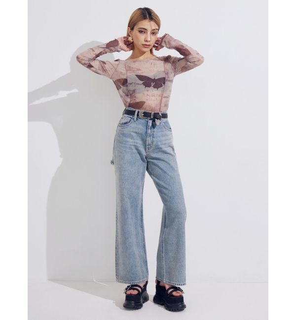 EVRIS「バタフライシアートップス」|Tシャツ・カットソー|