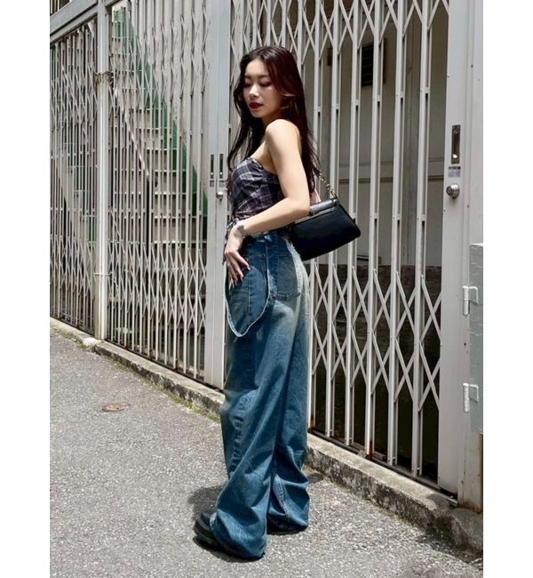 EVRIS「チェックベアトップ」|キャミソール|