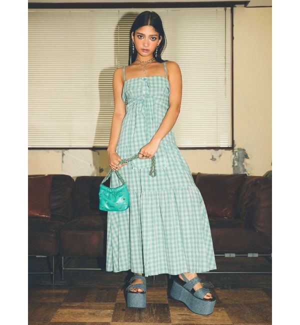 EVRIS「スタッズモチーフプラットフォームサンダル」|サンダル|