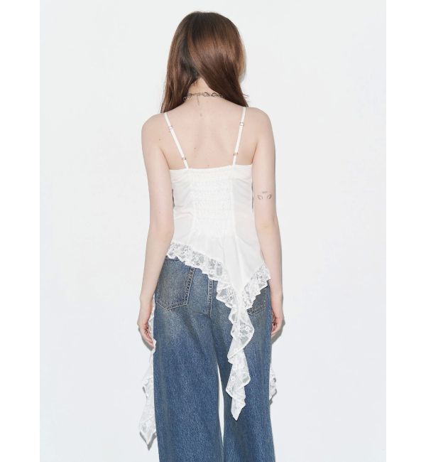 EVRIS「レースフリルキャミソール」|キャミソール|