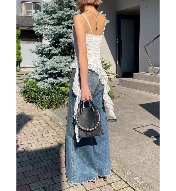 EVRIS「レースフリルキャミソール」|キャミソール|