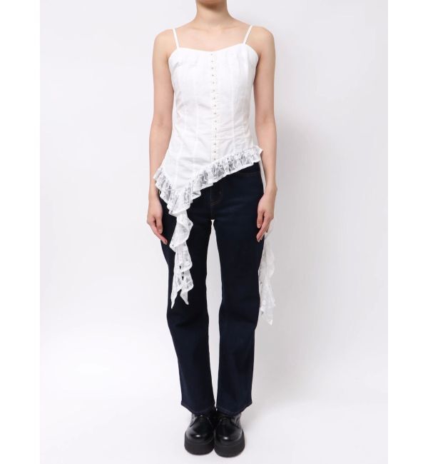 EVRIS「レースフリルキャミソール」|キャミソール|