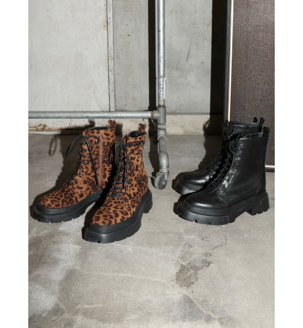 EVRIS「レースアップワークブーツ」|ショートブーツ|