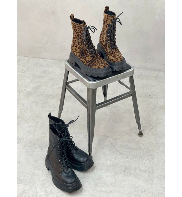 EVRIS「レースアップワークブーツ」|ショートブーツ|