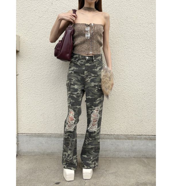 EVRIS「レザーライクチャンキーブーツ」|ショートブーツ|