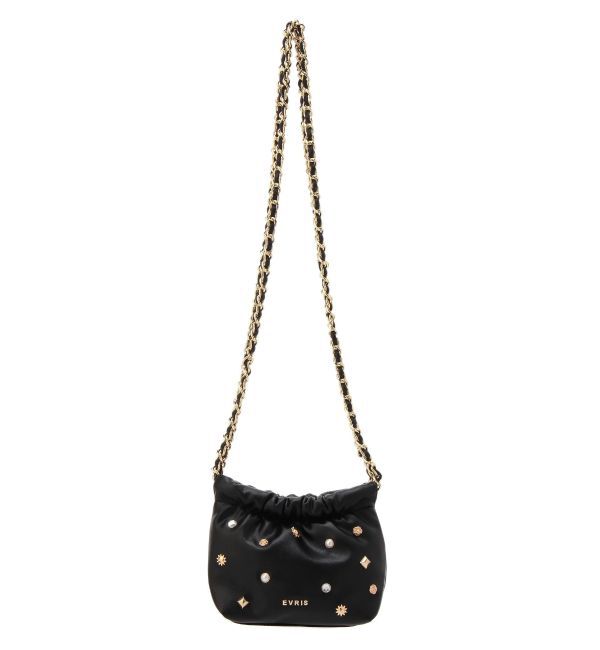 EVRIS「スタッズチェーンミニショルダーBAG」|ショルダー・メッセンジャー|