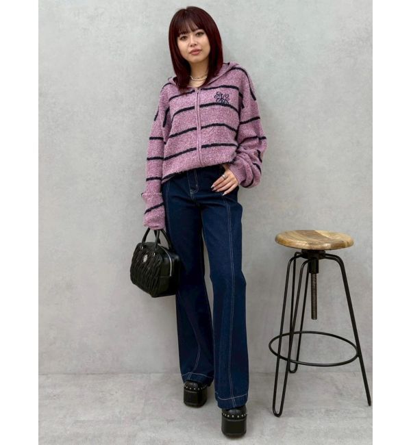 EVRIS「スタッズチャンキーヒールサボ」|サンダル|