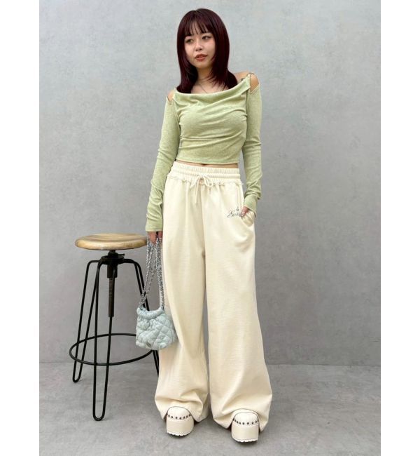 EVRIS「スタッズチャンキーヒールサボ」|サンダル|