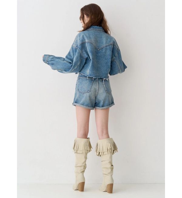 EVRIS「フリンジデザインロングブーツ」|ロングブーツ|