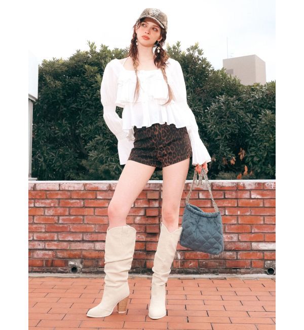 EVRIS「フリンジデザインロングブーツ」|ロングブーツ|